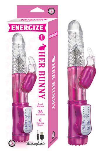 Energize Her Bunny 1 Rabbit Vibrator Purple