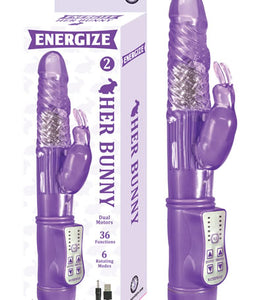 Energize Her Bunny 2 Rabbit Vibrator Pink