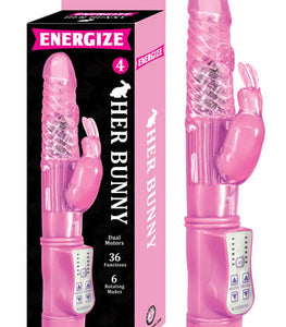 Energize Her Bunny 4 Rabbit Vibrator Pink