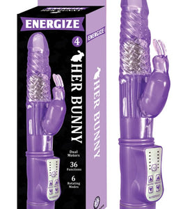 Energize Her Bunny 4 Rabbit Vibrator Pink
