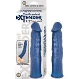 The Great Extender 7.5 Penis Sleeve " Blue