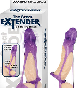 The Great Extender Vibrating Sleeve Black
