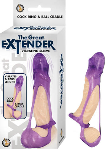 The Great Extender Vibrating Sleeve Black