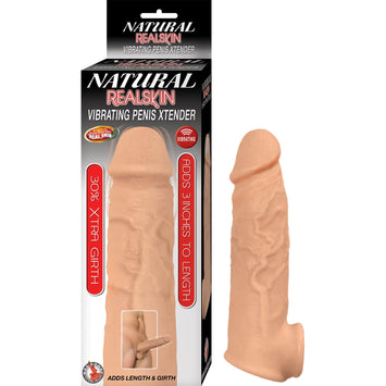 Natural Realskin Vibrating Penis white
