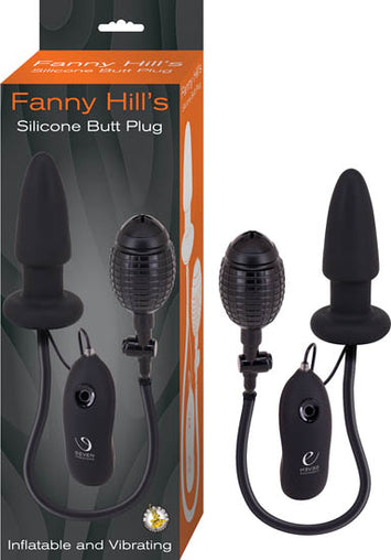 Fanny Hill's Silicone Butt Plug Black Default Title