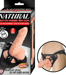 Natural Strap-on Harness W/ Dong