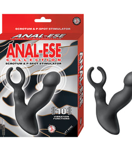 Anal-ese Collection Scrotum & P-spot Stimulator Black Default Title