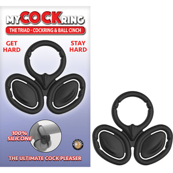My Cockring The Triad-cockring & Ball Cinch Black Default Title