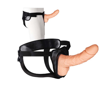 Erection Assistant Hollow Strap-on White White