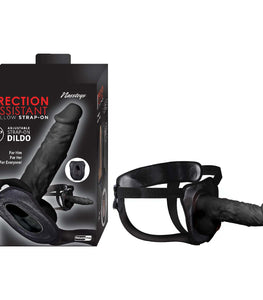 Erection Assistant Hollow Strap-on 9.5 Black 