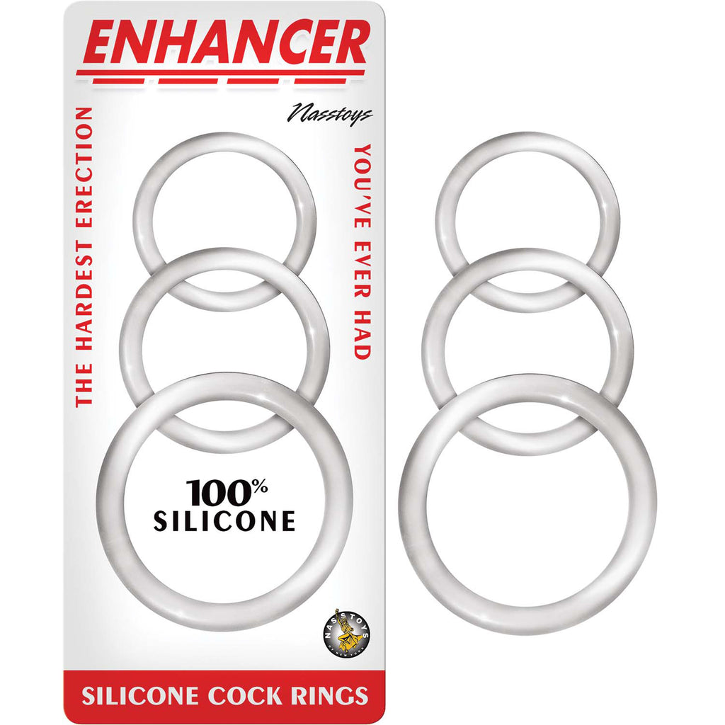 Enhancer Silicone Cockrings Clear Default Title