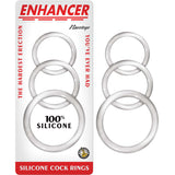 Enhancer Silicone Cockrings Clear Default Title