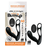 Butts Up Prostate Massager W/ Scrotum & Cock Ring Black Default Title