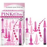 Pink Elite Collection Supreme Anal Play Kit - Pink Default Title