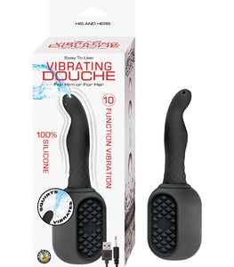 Vibrating Douche Black
