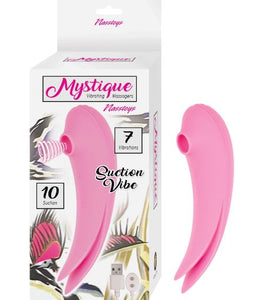 Mystique Vibrating Suction Vibe Pink