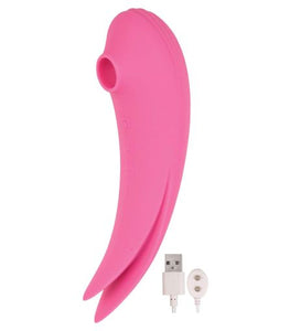 Mystique Vibrating Suction Vibe Pink