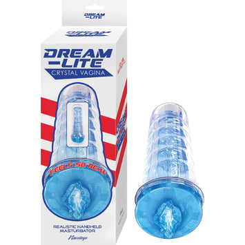 Dream-lite Crystal Vagina Masturbator Blue Default Title