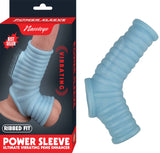 Vibrating Power Sleeve Ribbed Fit - Blue Default Title
