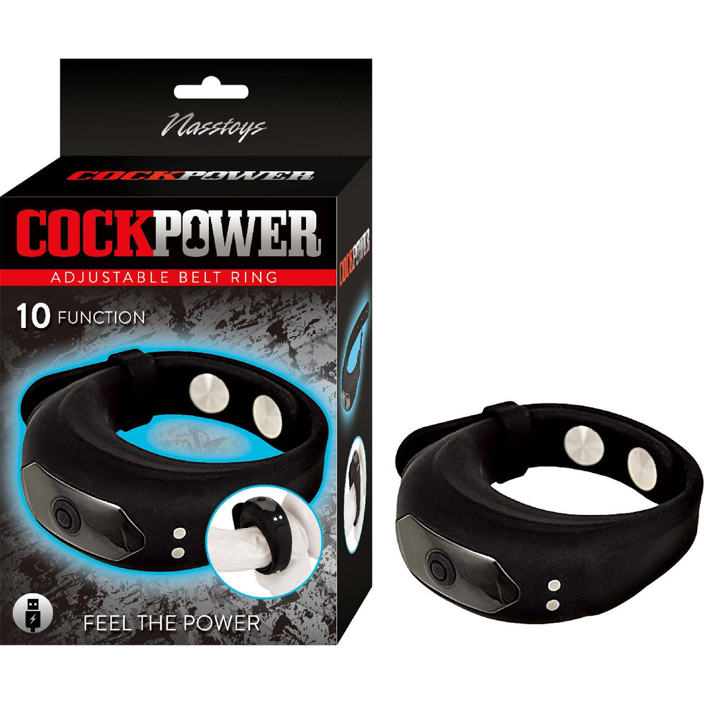 Cockpower Adjustable Belt Ring Black Default Title