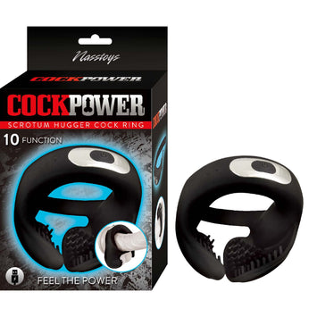 Cockpower Scrotum Hugger Cock Ring Black Default Title
