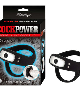 Cockpower Scrotum & Cock Ring Black