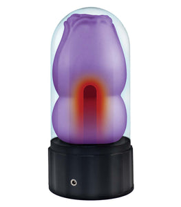 Delite Heated Rose Masturbator Purple