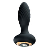 Goddess Diamond Vibrating Plug Black