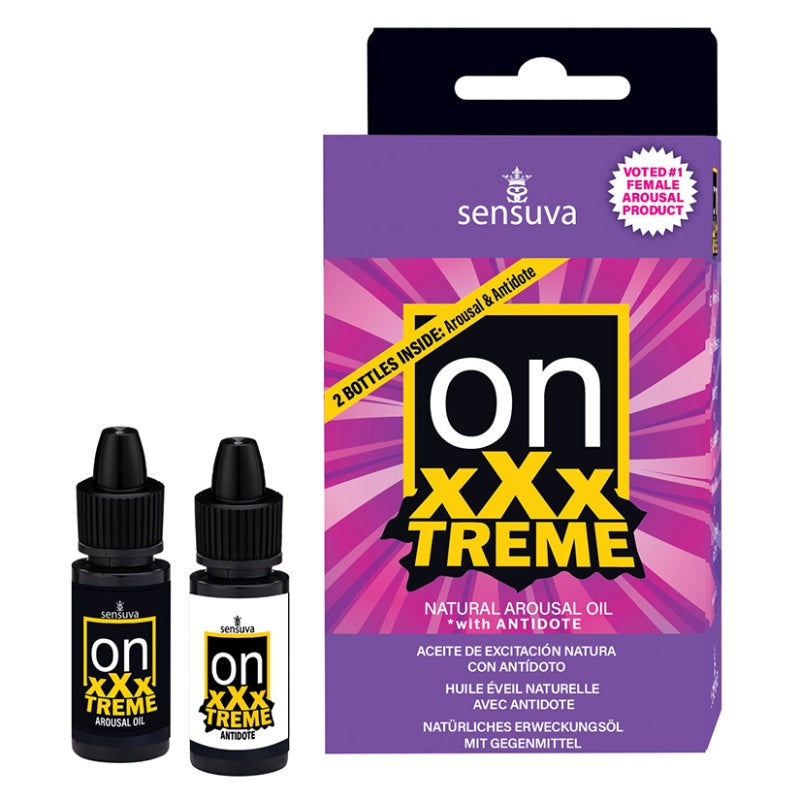 On Xxxtreme Arousal Oil 0.17 Fl Oz With Antidote Oil Default Title