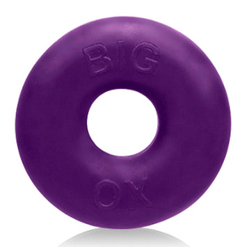 Big Ox Cockring Silicone/tpr Blend Eggplant Ice Default Title