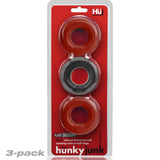 Hunkyjunk Huj C-ring 3pk Cherry & Tar Ice