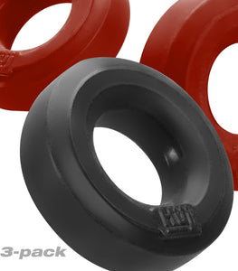 Hunkyjunk Huj C-ring 3pk Cherry & Tar Ice