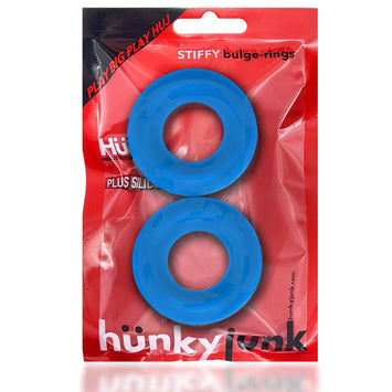 Stiffy 2-pack C-rings Ice Teal Ice