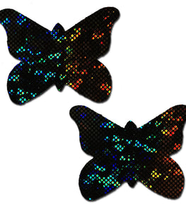 Pastease Butterfly Shattered Disco Ball Black