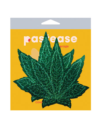Pastease Pot Leaf Glitter Green Fuller Coverage Default Title