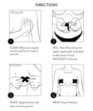Pastease Money Gold Glitter Dollar Sign Nipple Pasties