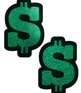 Pastease Green Glitter Dollar Sign