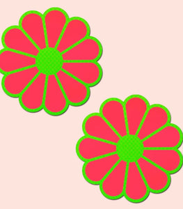 Pastease Glow In The Dark Pink & Green Flowers