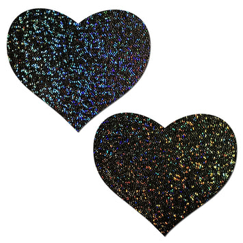 Pastease Glitter Heart Black Default Title