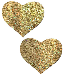 Pastease Gold Glitter Heart