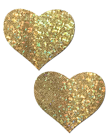 Pastease Gold Glitter Heart Default Title