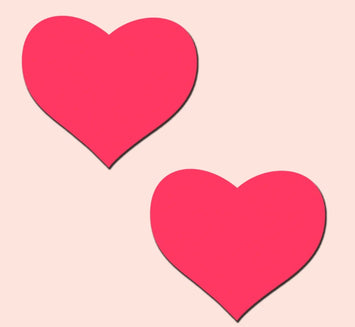 Pastease Love Glow In The Dark Neon Pink Hearts Default Title