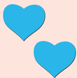 Pastease Hearts Glow In The Dark Neon Turquoise Default Title