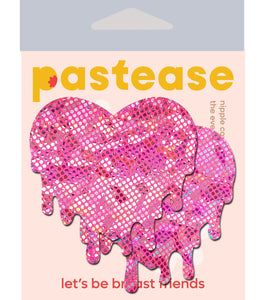 Pastease Pink Melty Heart Shattered Glass Disco Ball