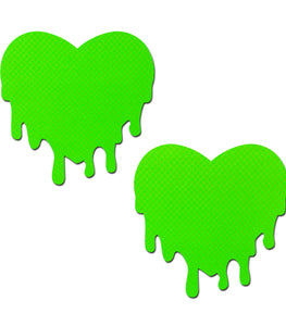 Pastease Neon Green Melty Hearts