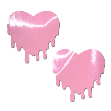 Pastease Faux Latex Melty Hearts Baby Pink