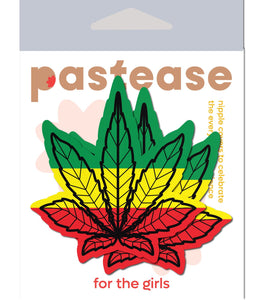 Pastease Indica Pot Leaf Rasta Weed Nipple Pasties