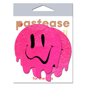 Pastease Melty Smiley Face Neon Pink Pasties Default Title
