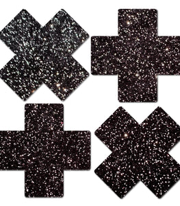 Petites Plus X :small Sparkle Black Plus Nipple Pasties