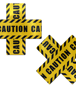 Pastease Crossed Caution Tape